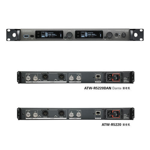 鐵三角 5000 Series UHF頻段 捷變頻分集式無線系統-主機圖