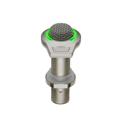 鐵三角 ES945/LED 全方向界面話筒 (帶輕觸開關及LED指示燈)-銀色-綠色led款