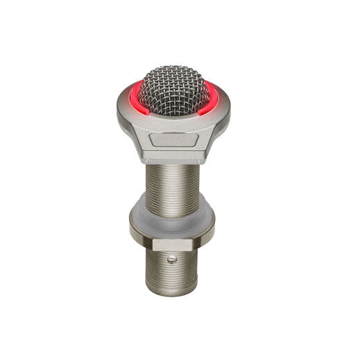 鐵三角 ES945/LED 全方向界面話筒 (帶輕觸開關及LED指示燈)-銀色-紅色led款
