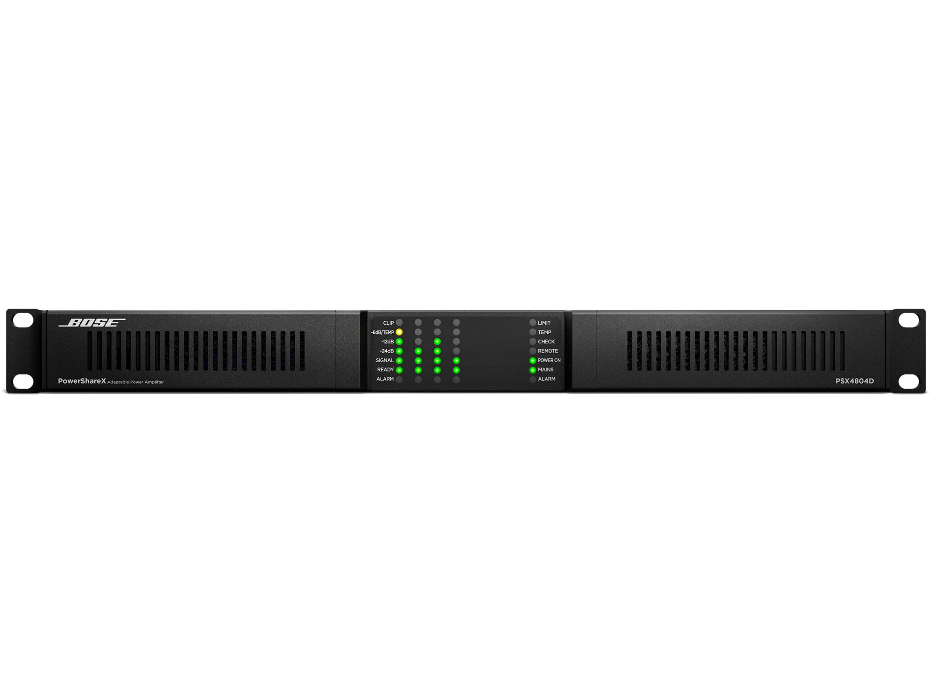 BOSE PSX4804D 自適應四通道功率放大器-正視圖